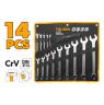 SPANNER SET COMBINATION 14 PIECES