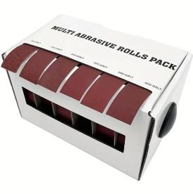 SANDPAPER ROLL PACK OF 6  80-600 GRIT
