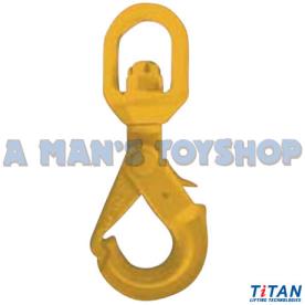 SWIVEL SELF LOCKING LIFTING 10MM HOOK