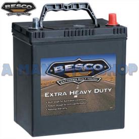 CAR BATTERY 12V BESCO 350CCA SMALL POST