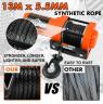 TRAILER BOAT WINCH 12 VOLT 2500LBS ROPE