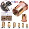 RIVET NUT STEEL 150 PIECE METRIC KIT