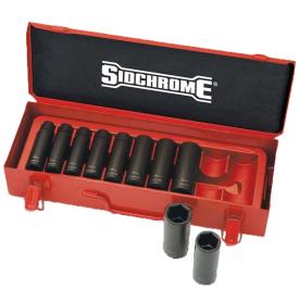 DEEP IMPACT SOCKET SET 1/2 DRIVE METRIC