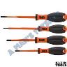 INSULATED SCREWDRIVER SET ERGO 4 PIECE