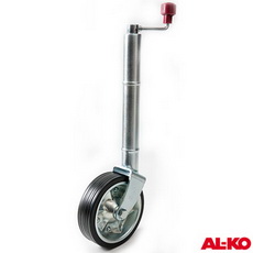 JOCKEY WHEEL 200MM STEEL RUBBER