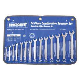 SPANNER SET METRIC 14PCE RING/OPEN