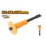 COLD CHISEL 22X16X250MM POWDER COATED