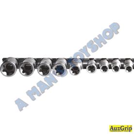 TORX  E  SOCKET SET 1/2DR 9 PCE E10-E24