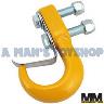 TOW HOOK 4 x4 YELLOW 2 HOLE MAIN FRAME