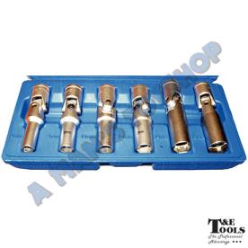 GLOW PLUG SOCKET SET 3/8DR 6PCE 8-16MM