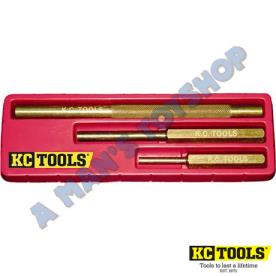 BRASS PUNCH SET 1/4-3/8-1/2" NON SPARK