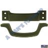 BLACK PLASTIC STEP HANDLE 165MM MARINE