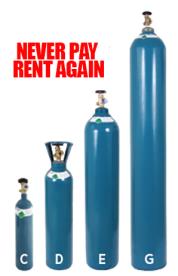 CYLINDER & GAS-G SIZE ARGON