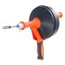 DRAIN PIPE AUGER 1/4 FLEX X 25 FOOT LONG