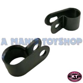 NYLON CABLE CLAMP 12.7MM BLACK 100 PIECE