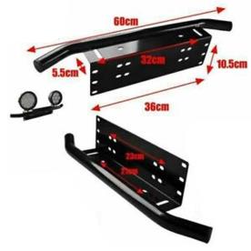 BULL BAR FRONT BUMPER NUMBER PLATE MOUNT