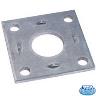 TRAILER BRAKE MOUNT PLATE 40MM ROUND