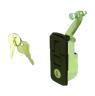 FLUSH LEVER FINGER LOCK - BLACK - KEYED