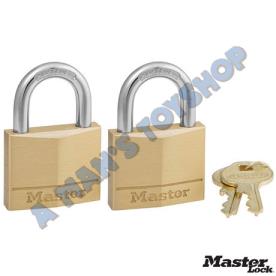 PADLOCK SET 2 PIECE  KEYED ALIKE 40MM