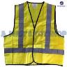 FLURO SAFETY VEST X/LARGE  REFLECT BAND