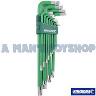 TORX KEY SET JUMBO SET 13PCE T10 - T80