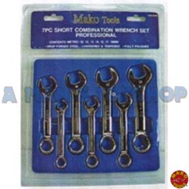 SPANNER SET STUBBY AF 7PCE