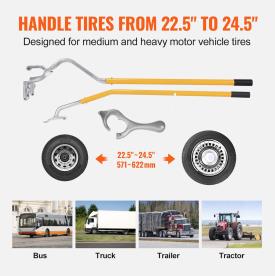 TYRE LEVER TUBELESS TRUCK KIT 3 PIECE