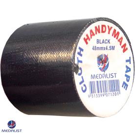 BLACK CLOTH TAPE 48MM X 4.5 METRE