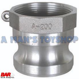 CAMLOCK 2""MALE COUP X  FEM BSP THREAD