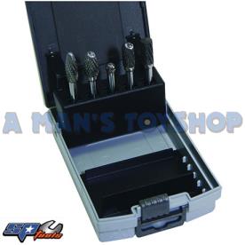 ALUMINIUM BURR SET 5PCE TUNGSTEN CARBIDE