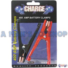 BATTERY CLAMPS 400AMPS 2 PIECE SET