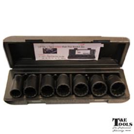 IMPACT SOCKET SET 1/2DR 24-36MM 7 PC 12P