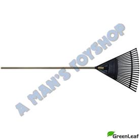 RAKE PLASTIC 450MM WIDE WOOD HANDLE
