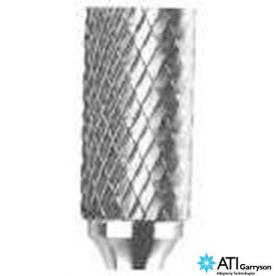 BURR 10MM CYLINDER D-CUT WITH 1/4" SHANK