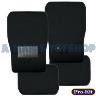 CAR CARPET MAT SET BLACK 4 PIECE UNI FIT