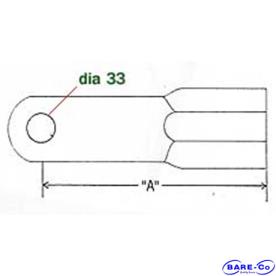 SLASHER BLADE 275MM X 12.7MM THICK HOWAR