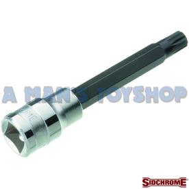 SOCKET SPLINE 10MM X 1/2 DR 110MM LONG