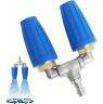DUAL TURBO NOZZLE 4000PSI KIT 1/4 Q/C