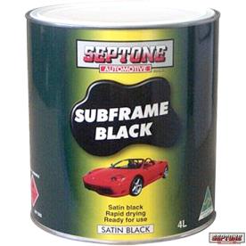 SUBFRAME SATIN BLACK PAINT 4 LITRE CAN