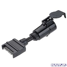 7 PIN FLAT SOCKET ON CAR TO 7 PIN LARGE