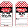 DANGER DO NOT OPERATE TAGS 25 PACK