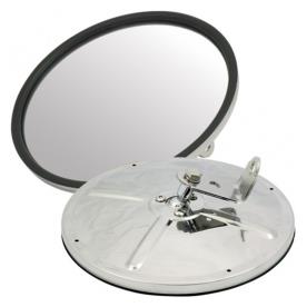 MIRROR ROUND SPOTTER 190MM S/STEEL