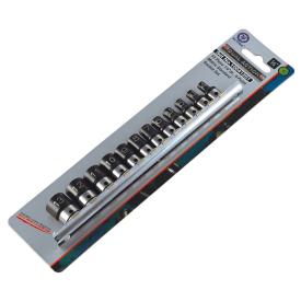 IMPACT SOCKET SET 6PT 1/4" DR 4-13MM