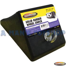 WHEEL CHOCK RUBBER 200 X 120 X 100MM