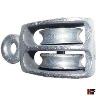 AWNING PULLEY DOUBLE CAST IRON 38MM