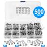ALLEN HEAD BOLT& NUT KIT 500 PCE S/STEEL