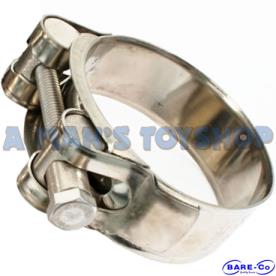 HOSE CLAMP TBOLT 26-28MM S/STEEL 1 PIECE