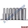 DEEP SOCKET SET 1/2 DRIVE 7 PIECE METRIC