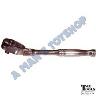 RATCHET 1/4"DR FLEX HEAD 165MM LONG 28 T