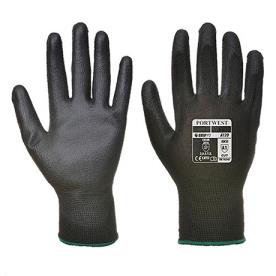 GLOVE PU PALM BLACK SIZE XL BREATHABLE